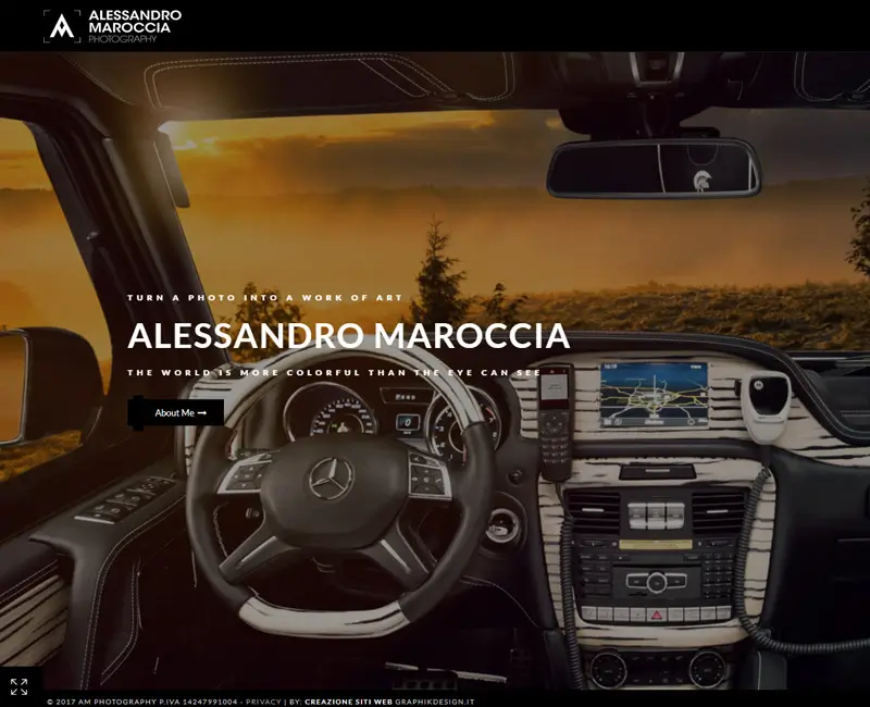 Maroccia Fotografo project showcasing website design and SEO optimization