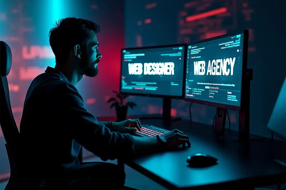 Guida sulla differenza tra web designer freelance e web agency