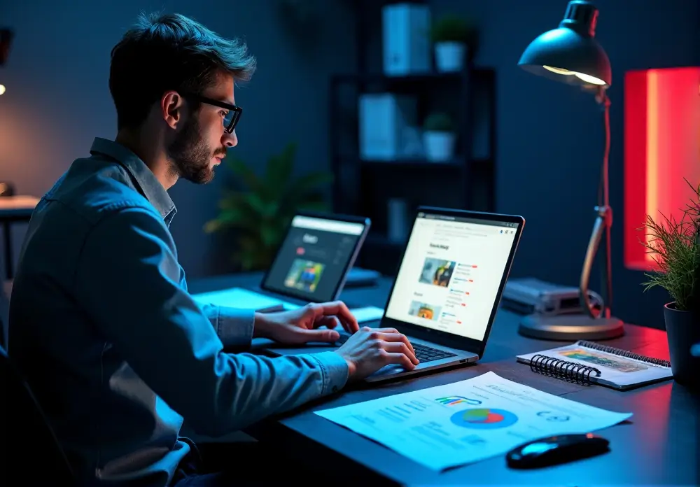 Scelta del web designer freelance: guida visiva tra SEO locale, AI e strategie digitali moderne