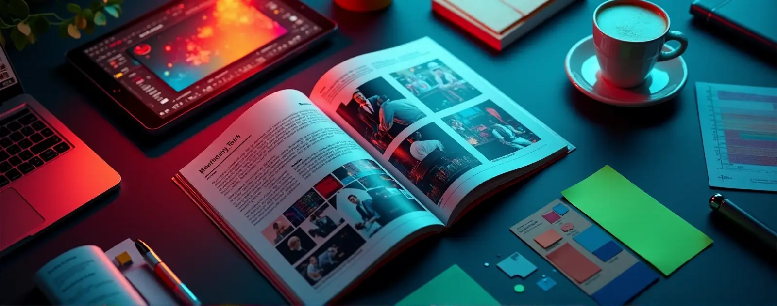 Graphik Design Freelance Web Designer - Corporate Brochure Creation
